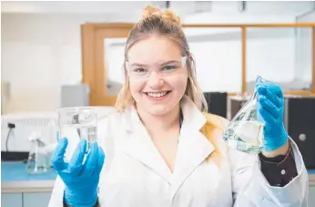  ?? Picture: MATT LOXTON ?? SPREADING HER WINGS: Victoria Filsell combined vocational and university studies to give her a greater choice of career.