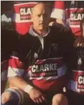  ??  ?? The late Mark Gerety in his playing days with Wicklow RFC.