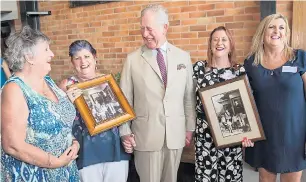  ?? Pictures: PA ?? Memories...Prince Charles with, from left, sisters Penny, Jane, Amanda and Lisa