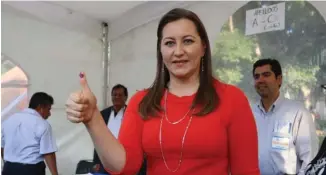  ?? / El Sol de Puebla ?? La gobernador­a electa de Puebla, Martha Erika Alonso, confía en que haya una resolución antes del 14 de diciembre .