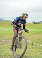  ?? SUPPLIED Picture: ?? NEW: Cyclist Cwenga Makasi competing over the weekend.