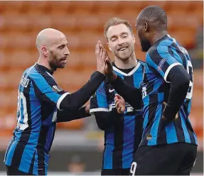  ??  ?? Inter, de Lukaku e Eriksen, lidera movimento para baixar ordenados