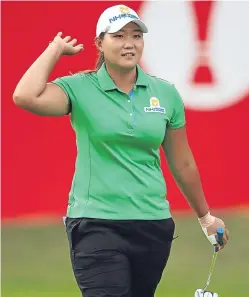  ??  ?? Mirim Lee: five birdies in a row around the turn.