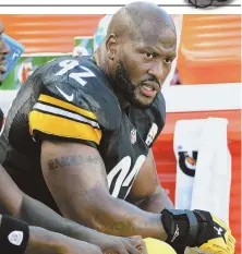  ?? AP PHOTO ?? HARRISON: Like his teammates, the Steelers linebacker has a grudging respect for the Pats plus a gnawing desire to alter the course of history against the rival.