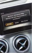  ?? Fotos: dpa ?? Moderne Autos melden ihren Service Bedarf selber an.