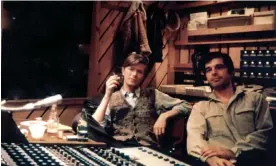  ?? Photograph: Tony Visconti ?? David Bowie and Tony Visconti. ‘Producing should be a protective occupation. You’re there to make sure an artist’s ideal sound is recorded the way they would like to hear it.’