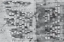  ?? Associated Press file photo ?? Pickups and vans sit in a parking lot outside a General Motors assembly plant in Wentzville, Mo. GM says it will build a new electric vehicle battery plant in Spring Hill, Tenn.