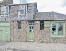  ?? ?? The former John Briggs Furniture shop, Stonehaven.