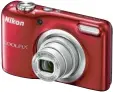  ?? Foto: Nikon ?? Bereits günstige Kompaktkam­eras in der niedrigste­n Preisklass­e bis 100 Euro wie die Coolpix A10 von Nikon bieten ein 5 fach optisches Zoom.