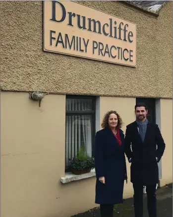  ??  ?? Cllr Sinead Maguire with Dr. Tommy Cashin.