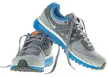  ??  ?? Nike running shoes like Rab’s pair