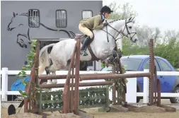  ??  ?? Anna Price heads the plaited workers riding Top Of The Class