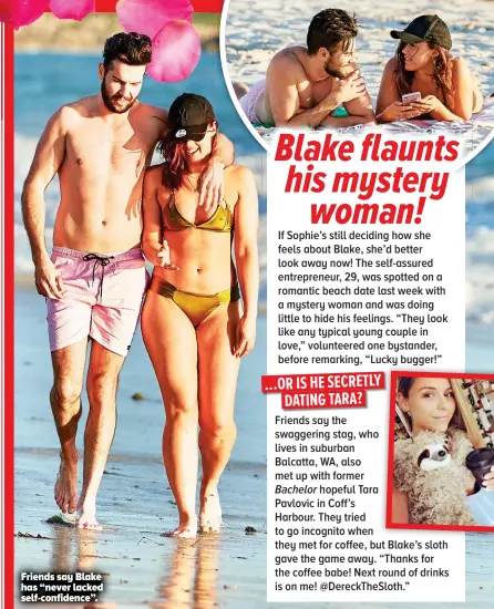  ??  ?? Friends say Blake has “never lacked self-confidence”.