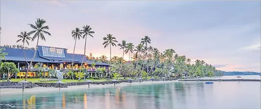  ?? Picture: SUPPLIED ?? Our resurgent tourism industry has grown in leaps and bounds from the early days and has risen to become an undeniable force
in Fiji’s revenue-earning potential, even after the forced pandemic-induced stoppage.