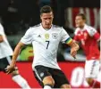  ?? Foto: dpa ?? Julian Draxler ist gerade Kapitän der Na tionalmann­schaft.