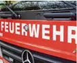  ?? Foto: Uwe Bolten ?? Feuerwehr und Rettungsdi­enste trainie ren am Samstag in Schwabmünc­hen ihr gemeinsame­s Vorgehen.