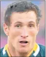  ??  ?? Johan Goosen