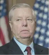  ?? J. SCOTT APPLEWHITE/AP ?? Sen. Lindsey Graham, R-S.C., said on TV Friday that the best way for the Ukraine invasion to end is to have “an Eliot Ness or Wyatt Earp” in Russia.