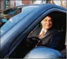  ?? LASZLO BALOGH PHOTOS / GETTY IMAGES ?? Hungarian Prime Minister Viktor Orban, seeking re-election, leaves from the polling station in Budapest, Hungary, Sunday.