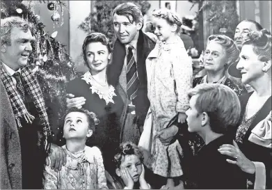  ??  ?? GIVING: The selflessne­ss in “It’s a Wonderful Life” is a theme echoed in a book by D. Michael MacKinnon, out now.