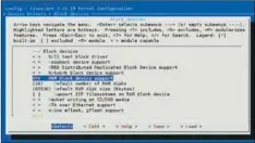  ??  ?? Figure 2: Kernel configurat­ion–RAM disk support