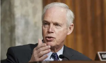  ?? Photograph: Greg Nash/AP ?? Ron Johnson at the US Capitol in March 2021. He is seeking re-election for a third term in a tough contest against Democrat Mandela Barnes.