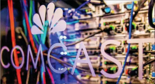  ?? SUBMITTED PHOTO ?? Comcast has announced that it is increasing the speeds of some of its most popular Xfinity Internet service tiers for new and existing customers. The increased speeds started rolling out to customers on Tuesday. This photo shows the server room at the...