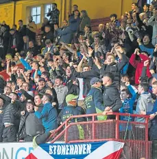  ?? ?? Sean Walsh praised the support from Caley Thistle fans.