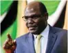  ?? - Reuters ?? BRIEFING: Kenyan Independen­t Electoral and Boundaries Commission (IEBC) chairman Wafula Chebukati addresses a news conference at the Bomas of Kenya, in Nairobi, Kenya on October 18, 2017.