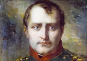  ??  ?? Portrait de Napoléon en 1815, après son retour de l’île d’Elbe, pendant les Cent-Jours.