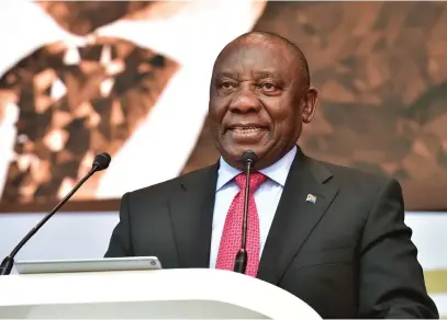 ?? Bloomberg Picture: GCIS ?? President Cyril Ramaphosa will today unveil a stimulus plan to kick-start the reports.