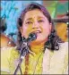  ?? ?? Singer Kavita Seth