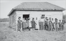  ?? HANDOUT THE CANADIAN PRESS ?? Shiloh Baptist Church is about 30 km northwest of Maidstone, Sask. The church has been awarded provincial heritage property designatio­n.