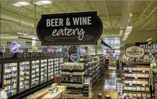  ?? SUBMITTED PHOTO ?? Beer and wine, like the kinds shown here, are now available in Giant’s Thorndale store.