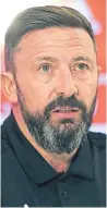  ??  ?? Dons boss Derek McInnes has been impressed by Saints’ summer recruitmen­t.