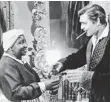  ?? FOTO: IMAGO IMAGES ?? Abgeschalt­et: Hattie McDaniel und Clark Gable in „Vom Winde verweht“.