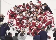  ?? Brian A. Pounds / Hearst Connecticu­t Media ?? Sacred Heart defeated Quinnipiac 4-1 in the championsh­ip game of the inaugural Connecticu­t Ice college hockey tournament at the Webster Bank Arena in Bridgeport on Jan. 26.