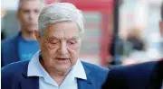  ?? REUTERS ?? Finanziere. George Soros