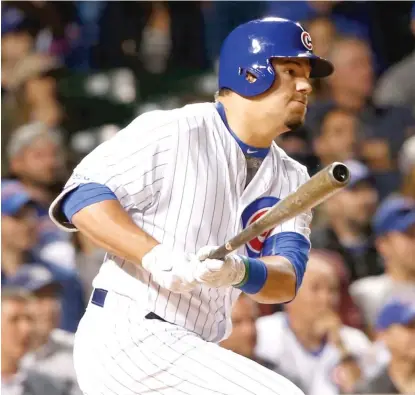  ??  ?? Joe Maddon said Kyle Schwarber’s struggles would have happened even if he wasn’t leading off. | CHARLES REX ARBOGAST/ AP