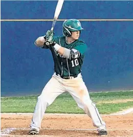  ?? BRANDON HOWARD/SUN SENTINEL/ ?? Senior Michael Pace Jr. looks for the pitch from St. Thomas Aquinas starter James Lochrie as Atlantic visits the Raiders in a Region 4-8A semifinal Tues., May 16, 2017.