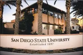  ?? Sam Hodgson San Diego Union- Tribune ?? GREEK LIFE is part of the college experience for many at San Diego State, but the school has been plagued by dangerous acts among fraterniti­es and sororities.