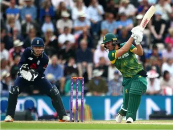  ?? (Getty) ?? De Villiers in action for South Africa
