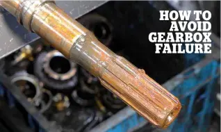  ??  ?? LT77 mainshaft spline wear can result in sudden loss of drive, but has mostly been eliminated on rebuilt and modified boxes. It’s caused by a lack of lubricatio­n at the splines in the transfer box and was fixed fitting the later cross-drilled transfer...