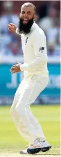  ??  ?? Star show: Moeen Ali took ten wickets