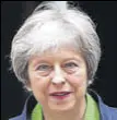  ?? REUTERS/FILE ?? Britain's Prime Minister Theresa May