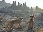  ?? WALT DISNEY ?? Nala and Simba visit the desolate elephant graveyard in “The Lion King.”