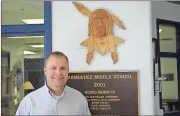  ?? Spencer Lahr / Rome News-Tribune ?? Chad Moore starts as Armuchee Middle principal on Saturday.