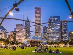  ??  ?? Millennium Park in Chicago (Getty)