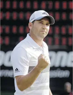  ?? MARK DUNCAN / THE ASSOCIATED PRESS FILES ?? Spain’s Sergio Garcia, the 2017 Masters champion, returns to the Canadian Open for the first time since 2001.