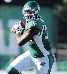  ?? TROY FLEECE ?? Jerome Messam will see his first pre-season action this spring against his former team, the Calgary Stampeders, Friday night.